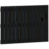  Uzglavlje za krevet Crno 82,5x3x60 cm od masivne borovine | Eponuda.com