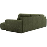 Makamii Zelena sklopiva/s prostorom za odlaganje kutna garnitura od šenila (u obliku slova "U") Lilo – | shoptok.hr