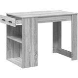 vidaXL Radni stol s ladicom i policom siva sonoma 102x62x77,5 cm | shoptok.hr