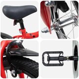  Otroško Kolo 12 Palcev priporočeno za 2-4 leta Rdeča - - Rdeča - 10.5 - 90 x 49 x 67,5 cm - 2025- | Shoptok.si