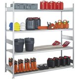 SCHULTE Širok regal, z iverno ploščo, višina 2500 mm, širina 2000 mm, osnovni regal, globina 400 mm | Shoptok.si