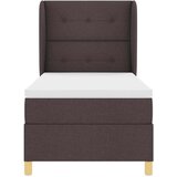  Krevet s opruga kutije Tamno smeđa 190 x 90 cm tkanina | shoptok.hr