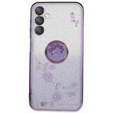 INORCO Za Samsung Galaxy A24 4G TPU ovitek s cvetličnim vzorcem z gradientnimi bleščicami, ovitek s stojalom za telefon, (22037029) Cene