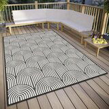Hanse Home Črna/bela zunanja preproga 200x290 cm Pangli Black – | Shoptok.si