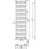 Bruckner kupatilski radijator albrecht 157x50 cm bela | Eponuda.com