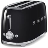Smeg TSF02BLEU 2-Schlitz-Toaster Lang 50's Retro Style, Schwarz Cene