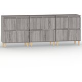 Maison Chic Komoda - Predalnik 3 kosa siva sonoma 60x35x70 cm inženirski les, (21719101) | Shoptok.si