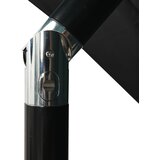  Vrtni suncobran s 3 razine i aluminijskim stupom 2,5x2,5 m crni | shoptok.hr