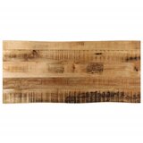 vidaXL Mizna plošča z naravnim robom 100x40x3,8cm trden robusten mango | Shoptok.si