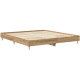  Okvir kreveta bez madraca boja hrasta artisan 160x200 cm | Eponuda.com