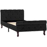 The Living Store Okvir za krevet crni baršunasti 90 x 200 cm | shoptok.hr