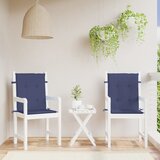  Jastuci za stolice s niskim naslonom 2 kom modri od tkanine | shoptok.hr