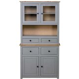 Panama Visoka komoda od borovine siva 93x40,5x180 cm asortiman | shoptok.hr