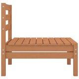  Srednja vrtna sofa smeđa boja meda od masivne borovine | shoptok.hr