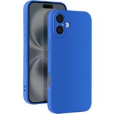 AVIZAR Ohišje za iPhone 16 Plus Silikonsko gladko zaščiteno ohišje za fotoaparat, Modra, (5000010190) | Shoptok.si