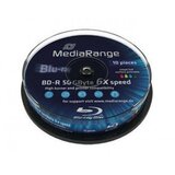 Mediarange BLU-RAY 50GB BD-R DL/ PRINT 6X MR509/SP10 disk Cene'.'