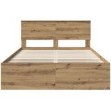  Krevetna konstrukcija Umjetnička hrastovina 140 x 190 cm | shoptok.hr