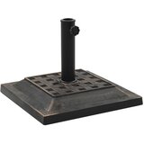 The Living Store Podstavek za senčnik kvadraten poliestrska smola 12 kg bronast - Podstavek Za Senčnik, (21750793) | Shoptok.si