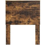  Vzglavje z vzglavjem Dimljeni oreh 75 cm Konstruiran les, (5000110376) | Shoptok.si
