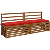  Jastučić za klupu SOEST 100% poliester Crvena 170 x 40 x 5 cm Slike