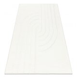 RugsX CURVY bela 11 Curves pralna preproga, strukturirana, reliefna, pliš 80x150 cm, (21993940) | Shoptok.si