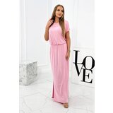 Kesi Viscose dress with pockets light pink | Shoptok.si