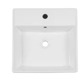 konzolni lavabo 46cm x 46cm bela