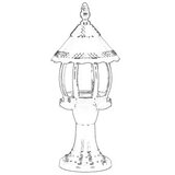 Opviq Vanjska zidna lampa BSU-68184-BSY-K, 53 cm, IP65, E27, Crna | Eponuda.ba