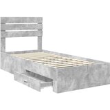  Konstrukcija postelje s predalom z vzglavjem Konstruiran les, (5000102702) | Shoptok.si