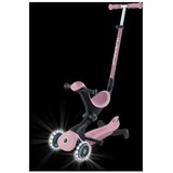 Globber romobil GO UP deluxe 360° sklopivi, svjetleći kotači ružičasta | shoptok.hr