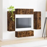  Set omare za televizijo na steni 4 pcs Dimljeni oreh - - Rjava - 57.98 - 29,5 x 31 x 100 cm - 2025-vidaXL-Uvoz_2 | Shoptok.si
