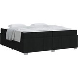  Krevetna konstrukcija s madracem Crna 200 x 200 cm tkanina | shoptok.hr