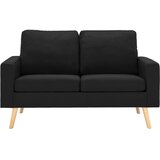  2-dijelni set sofa od tkanine crni | Eponuda.com
