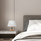  Brilagi - LED stona lampa ANTHONY 1xE14/40W/230V hrast/bela | Eponuda.com