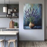  Slika lavandina harmonija | Soba u glinenoj vazi | Akrilni detalji 40x60 cm | shoptok.hr