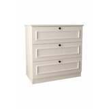 Hanah home Komoda s ladicama Mira, 78 x 78 x 43 cm, Bijela | Eponuda.ba