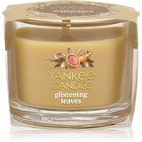 Yankee Candle Glistening Leaves votivna sveča glass 37 g Cene