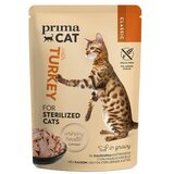 PrimaCat sterilised turkey in gravy 85g Cene