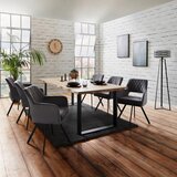 James Wood Jedilna Miza Wood, Hrast, Masivno, 220x100 | Shoptok.si