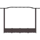  Povišeni krevet s mrežom i krovom Smeđa 207 x 40 x 126 cm PP | Eponuda.com