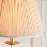 Endon 63621 - Podna lampa STANFORD 1xE27/60W/230V mesing/bež | Eponuda.com