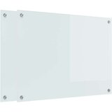 vidaXL Zaščita za kuhinjo Bela 80 x 60 x 0.8 cm kaljeno steklo | Shoptok.si