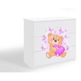  Dječja komoda - medvjed s leptirima | shoptok.hr