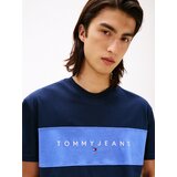 Tommy Jeans Majica mornarska / safir / bela | Shoptok.si