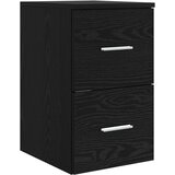 vidaXL Kopalniška omarica vmes Črni hrast 30 x 35 x 50 cm, (5000246175) | Shoptok.si