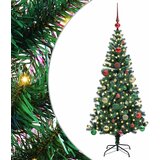  Umjetno predsvijetljeno božićno drvce Zelena 150 cm PVC i metal | shoptok.hr