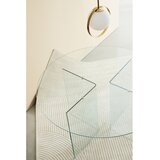 BIZZOTTO Steklena okrogla jedilna miza ø 130 cm Iride – | Shoptok.si