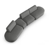 Milo Casa Siva sedežna garnitura iz šenilje levi kot 428 cm Paolo – | Shoptok.si