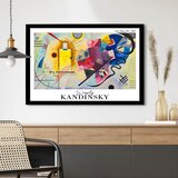 WALLXPERT 4262SYHKANDINSKY-014 Višenamenska Dekorativna Slika u Ram | Eponuda.com