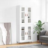 vidaXL Visoka komoda bijela 69 5x34x180 cm konstruirano drvo | shoptok.hr